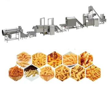 Byrbryd Bwyd Blawd Bugles Peiriant Gwneud Sglodion